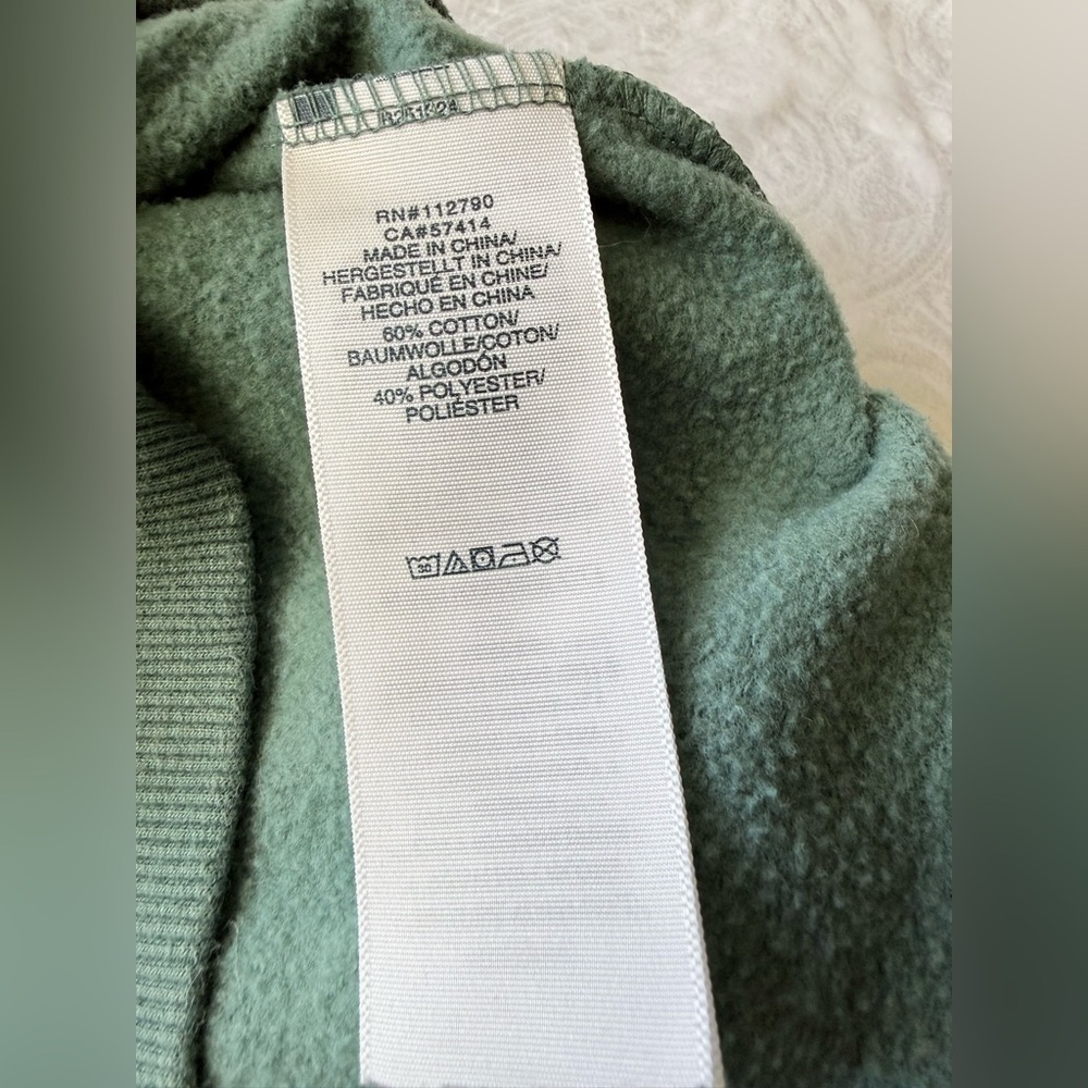 True Religion Green Crewneck Logo Sweatshirt Pullover Size M - Picture 5 of 14